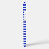 Chic Blue geometrische telefoonhoes Case-Mate iPhone Case (Achterkant / Links)
