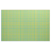 Chic Blue Green Gellow Play Daisy Chains Fabric Stof (Yard (91,4 cm))