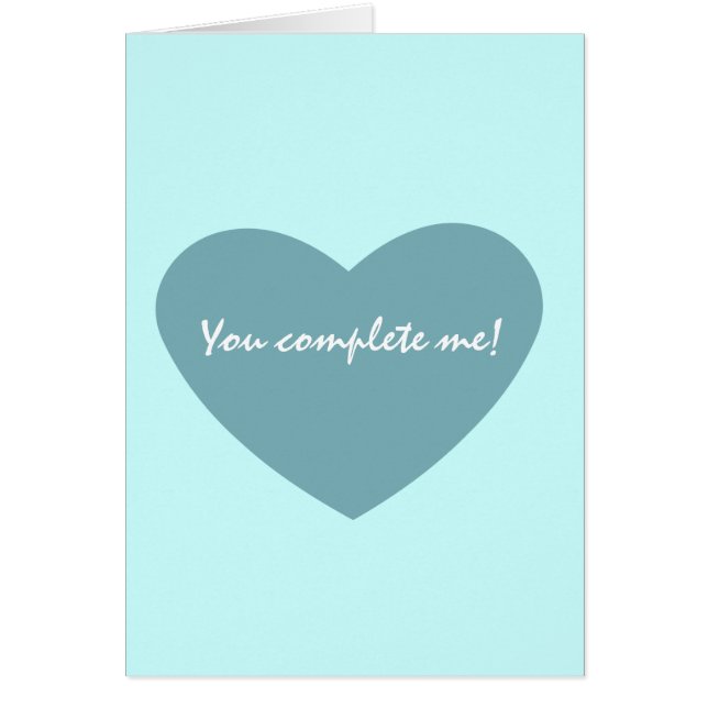 Chic Blue Heart (Voorkant)