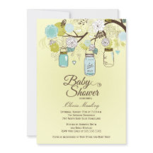 Chic blue mason passief baby shower
