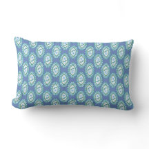 Chic Blue Periwinkle Floral Pattern