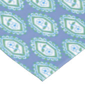 Chic Blue  Periwinkle Floral Pattern Tafelkleed (Gekanteld)