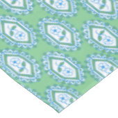 Chic Blue  Periwinkle Floral Pattern Tafelkleed (Gekanteld)