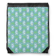 Chic Blue  Periwinkle Floral Pattern