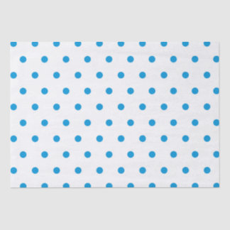 Chic Blue Polka-puntenpapier Tissuepapier