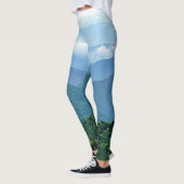 Chic Blue Ridge Mountains Fotografie Stylish Yoga Leggings (Links)