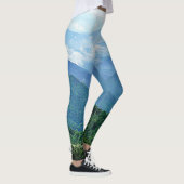Chic Blue Ridge Mountains Fotografie Stylish Yoga Leggings (Rechts)