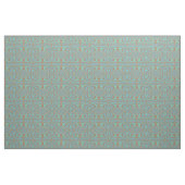 Chic Blue Turquoise  Nouveau Deco Patroon Stof (Yard (91,4 cm))