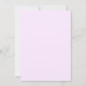 Chic Blue Waterverf roze rozen bruiloft Save The Date (Achterkant)