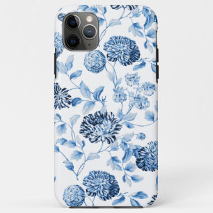 Chic Blue White  Floral Case-Mate iPhone Case