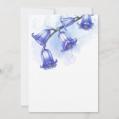 Chic Bluebell Bloesem Bloesem 16e verjaardag Kaart (Achterkant)