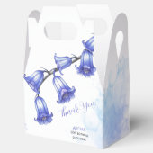 Chic Bluebell Bloesem Verjaardag Bedankt Bedankdoosjes (Geopend)