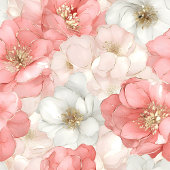 Chic blush and gold floral wedding table runner medium tafelloper