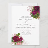  Chic Blush en Bourgogne repetitie Kaart (Voorkant)