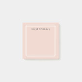 Chic Blush | Gepersonaliseerd Post-it® Notes (Voorkant)
