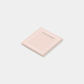 Chic Blush | Gepersonaliseerd Post-it® Notes (Schuin)