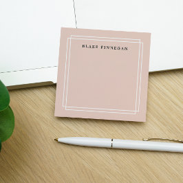 Chic Blush | Gepersonaliseerd Post-it® Notes
