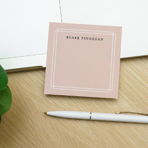 Chic Blush Gepersonaliseerd Post-it® Notes