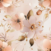 Chic Blush Gold Wedding Favoriet Box Floral Detail Bedankdoosjes