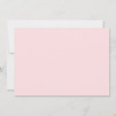 Chic Blush Pink Floral Moving Announcement Card Aankondiging (Achterkant)