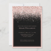 Chic Blush Pink Glitter 50 en fantastische verjaar Kaart (Achterkant)