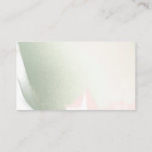 Chic Blush Pink, Sage Wedding Website / Details Informatiekaartje (Achterkant)