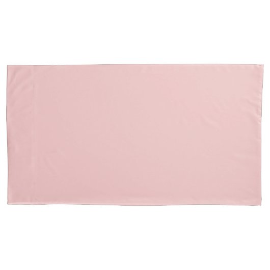 Chic Blush Roze Kussen Hoesje in King Size Kussensloop (Voorkant-Links)