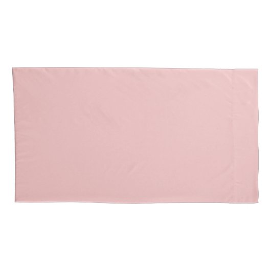 Chic Blush Roze Kussen Hoesje in King Size Kussensloop (Achterkant-Rechts)