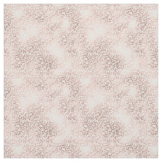 Chic Blush roze luipaard afdrukken Stof (Swatch)