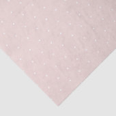 Chic blush roze minuscuul poka punts patroon schat tissuepapier (Detail)