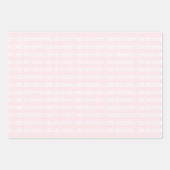 Chic blush roze & white lace patroon schattig inpakpapier vel (Voorkant 2)