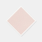 Chic Blush roze witte minuscule poladots patroon l Servet (Hoek)
