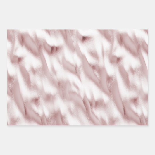 Chic Blush Roze Zebra Animal Verjaardag Inpakpapier Vel (Voorkant 2)