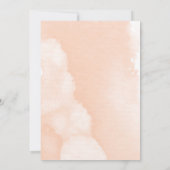 Chic Blush Waterverf Cactus Fiesta Vrijgezellenfee Kaart (Achterkant)