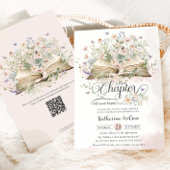 Chic Blush Wildflower Boek Nieuw Chapter Baby show Kaart