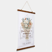 Chic Boeket Bloemen Tapijt Hangend Wandkleed (Gebogen)