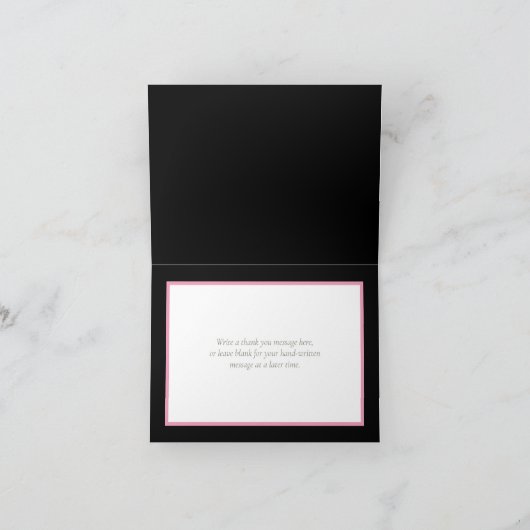  Chic Boeket Orchidee Kroonbloemen Dank u Kaart (Binnen)