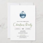 Chic Bohemian Cozy Winter Scene Holiday Invitation Kaart (Voorkant)