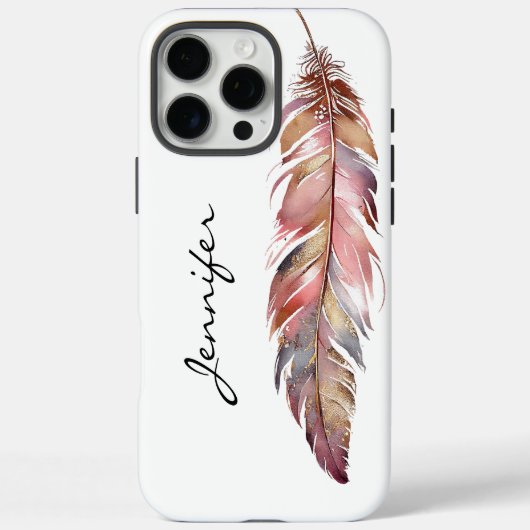 Chic Bohemian Native American Feather iPhone Case-Mate iPhone Case (Achterkant)