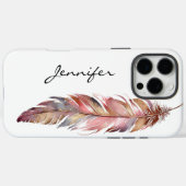 Chic Bohemian Native American Feather iPhone Case-Mate iPhone Case (Achterkant (horizontaal))