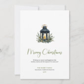 Chic Bohemian Neutral Earthy Holiday Greeting Feestdagenkaart (Voorkant)