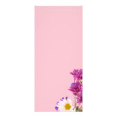 Chic Bohemian Wildbloemen Roze Boutique Salon Reclamekaart (Achterkant)