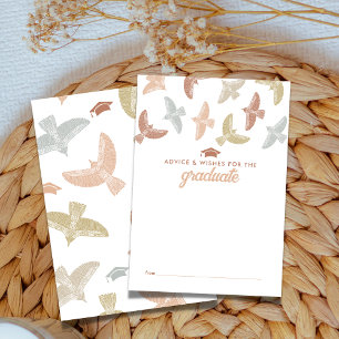 Chic Boho Birds   Afstuderen Advies en Wensen Informatiekaartje