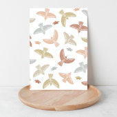 Chic Boho Birds | Afstuderen bedankpas Bedankkaart