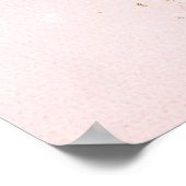 Chic Boho Blush Roze Eucalyptus 40e Verjaardag Wel Poster (Hoek)