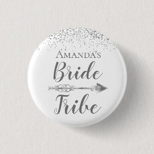 Chic Boho Bride Tribe Ronde Button 3,2 Cm