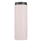 Chic Boho Bruid Stam op Roze Gepersonaliseerd Thermosbeker (Achterkant)