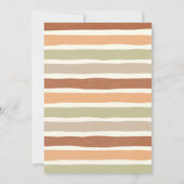 Chic Boho Cozy Holiday Favoriete Dingen Feest Kaart (Achterkant)