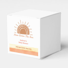 Chic Boho Desert Hier komt het Son Baby shower Bedankdoosjes