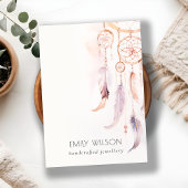 Chic Boho Dreamcatcher Blank Sieraden Display Visitekaartje